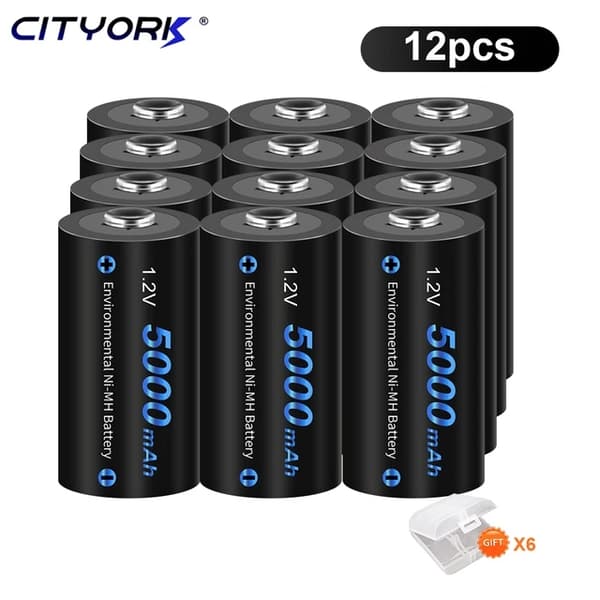 Genopladeligt batteri, 12V, 5000mAh