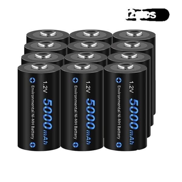 Genopladeligt batteri, 12V, 5000mAh