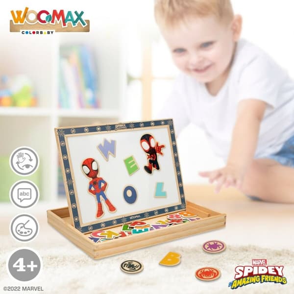 Magnetic board Spider-Man Wood 29,5 x 2,5 x 22 cm (6 Units)