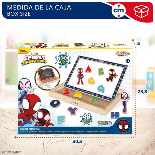 Magnetic board Spider-Man Wood 29,5 x 2,5 x 22 cm (6 Units)