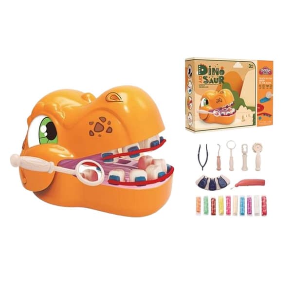 fun play Dinosaur modelling clay playset