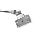 Miniatyrbillede 3 af 4: Universal gasfjeder med beslag (700N/70kg, 490 mm, sort)