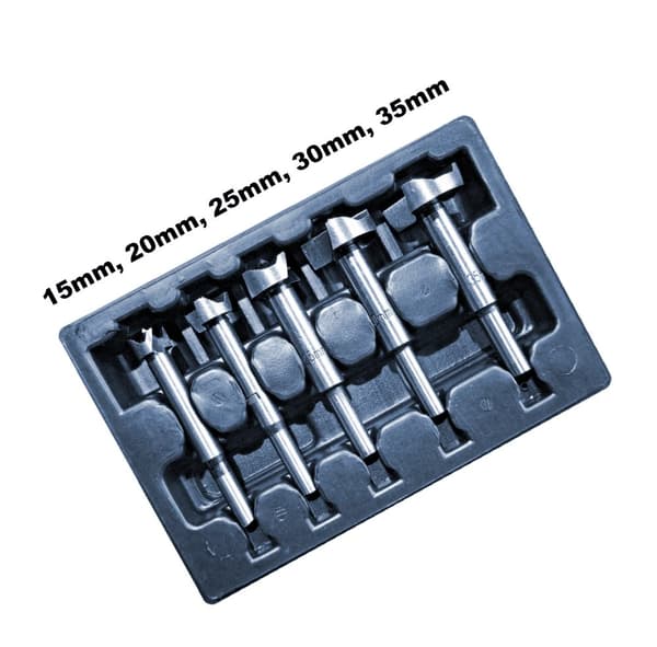 Forstner-poranterät (5 kpl) reikien poraamiseen
