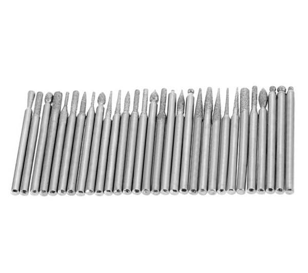 Sats med 50 st mikrofräsar (dremel) och fräsar