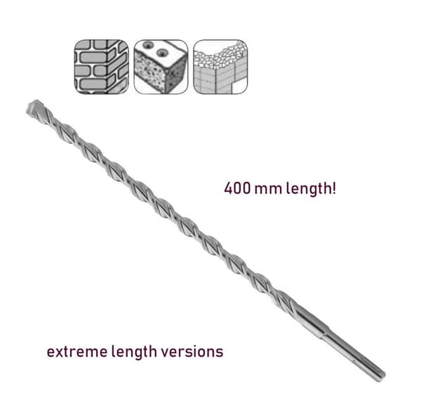 SDS-plus betongborr 16x400 mm, extra lång