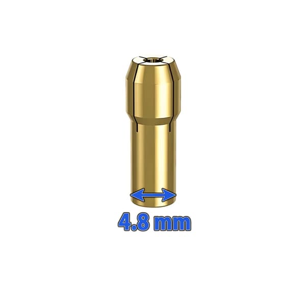 Komplet sæt med 20 spændepatroner (4,8 mm), til dremel -lignende værktøjer