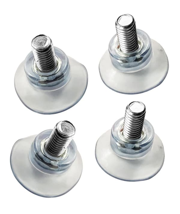 Sats med 40 sugkoppar av gummi (32 mm, med M8-stång)