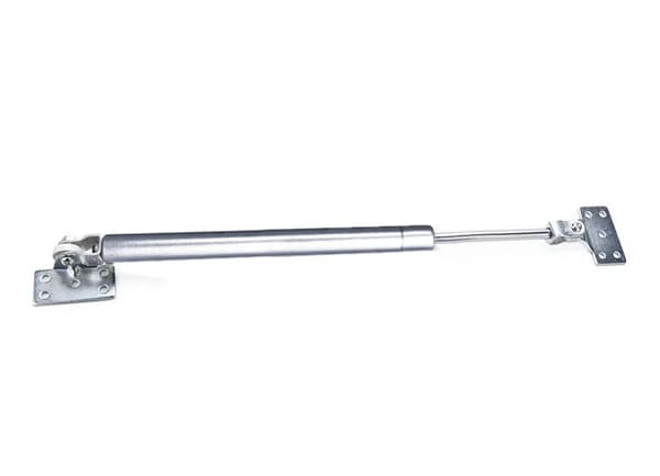 Universal gasfjeder med beslag (350N/35kg, 490 mm, sølv)
