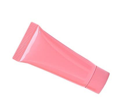Sæt med 50 genopfyldelige kosmetiske tuber (10 ml, pink)