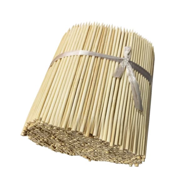 Sats med 1000 bambupinnar (4 mm x 18 cm)