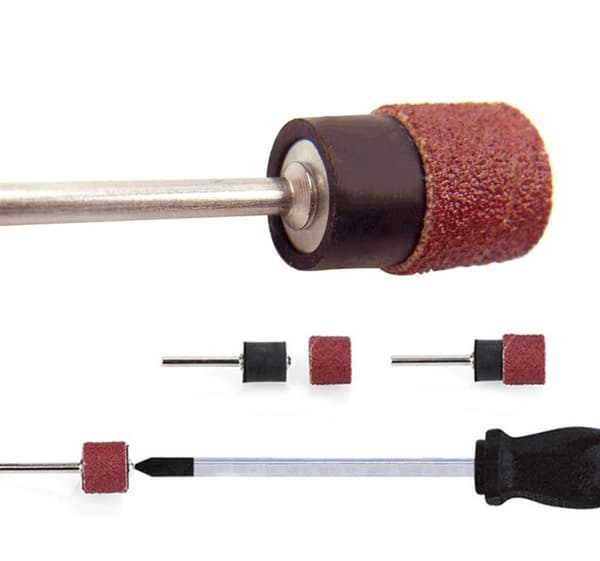 Sats med 60 slipband, korn 120, med 3 dornar (3,2 mm)