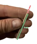 Miniatyrbillede 2 af 2: Sæt med 20000 træpinde (2,5 mm x 7 cm)