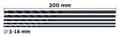 Miniatyrbild 2 av 2: Sats med 3 metallborrkronor (HSS, 8,0x200 mm)