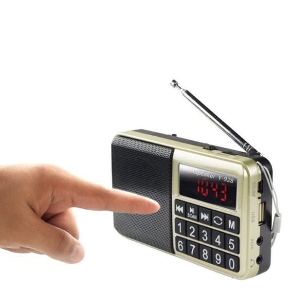 FM Radio LED  MP3 (Red)
