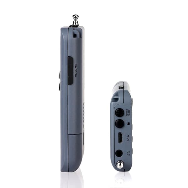 FM-Radio Mini Kaiuttimella (Grey)