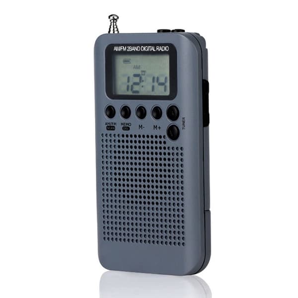 FM-Radio Mini Kaiuttimella (Grey)