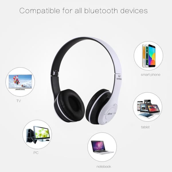 Kuulokkeet Bluetooth (White)