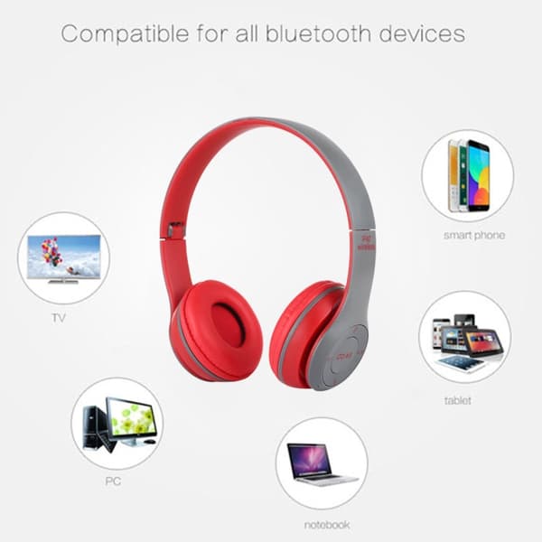 Kuulokkeet Bluetooth (Red)