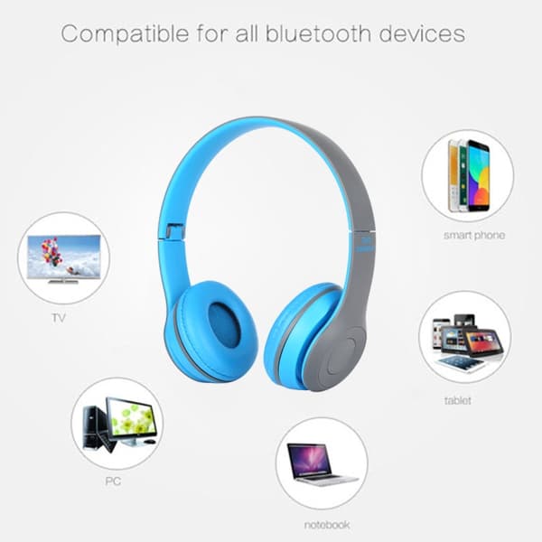 Kuulokkeet Bluetooth (Blue)