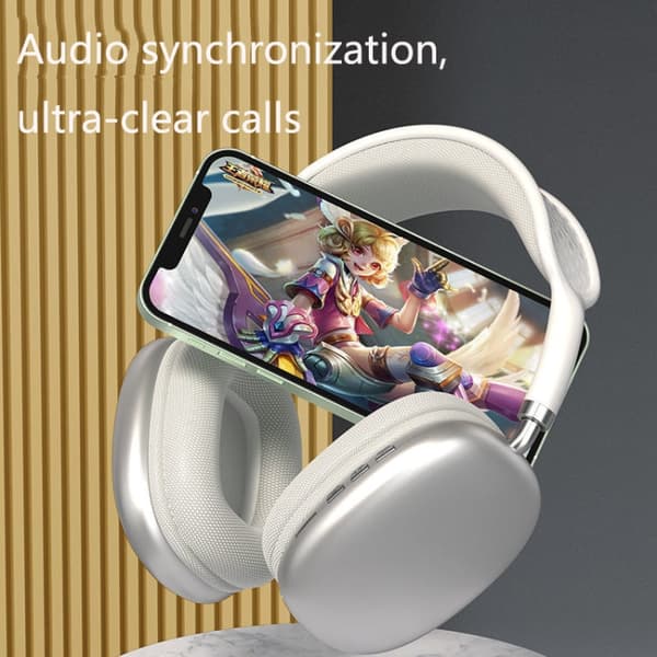 Kuulokkeet Bluetooth 5.1 Subwoofer (White)