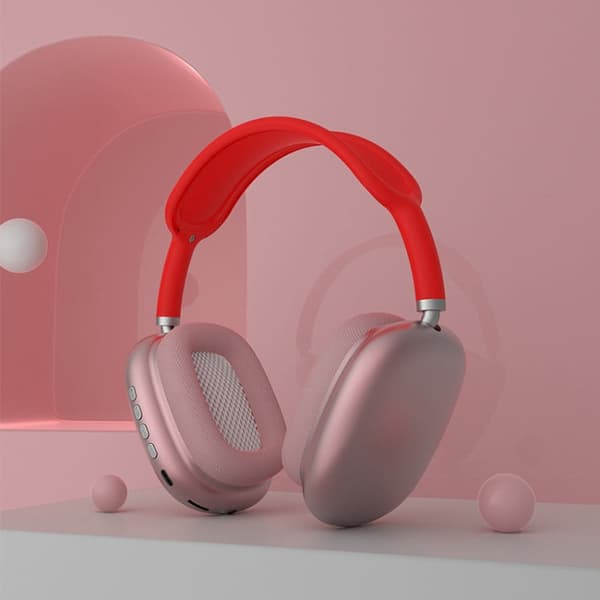 Kuulokkeet Bluetooth 5.1 Subwoofer (Red)