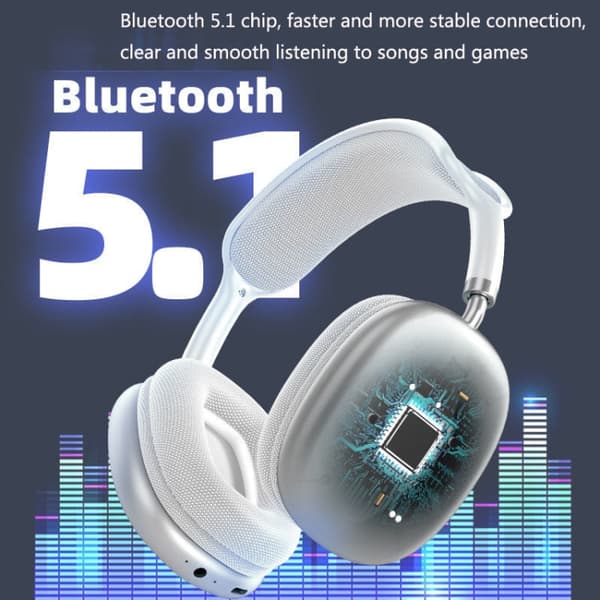 Kuulokkeet Bluetooth 5.1 Subwoofer (Green)
