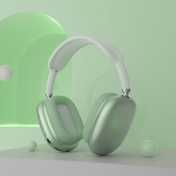 Kuulokkeet Bluetooth 5.1 Subwoofer (Green)