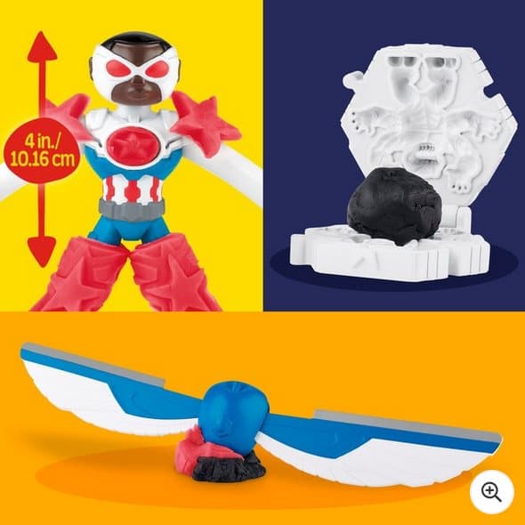 Play-Doh Marvel Playset Captain America Moto-Slicer