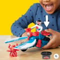 Pikkukuva 1 / 8: Play-Doh Marvel Playset Captain America Moto-Slicer