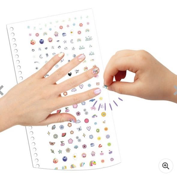 TOPModel Colouring Pages and Sticker Book Hand and Nail Designer