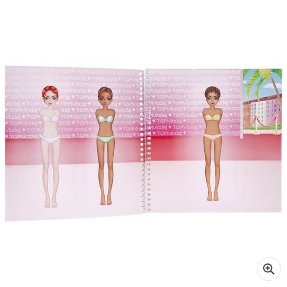 TOPModel Sticker Book Dress Me Up Party