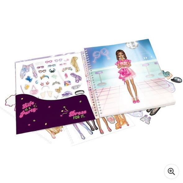TOPModel Sticker Book Dress Me Up Party