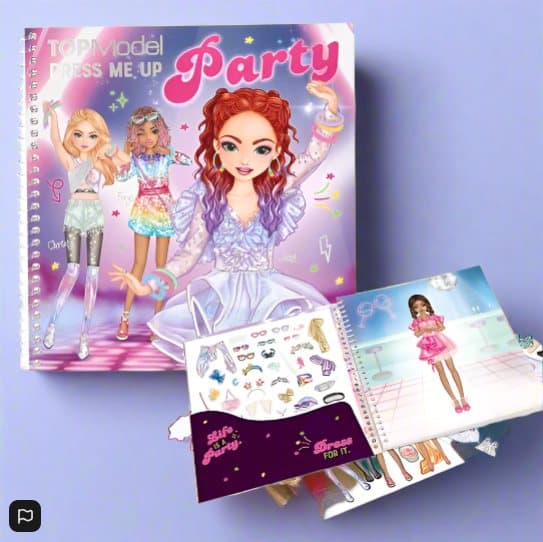 TOPModel Sticker Book Dress Me Up Party