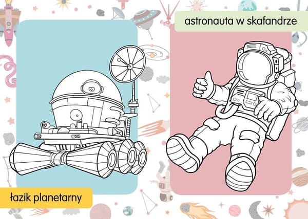 Space Tatuering Målarbok