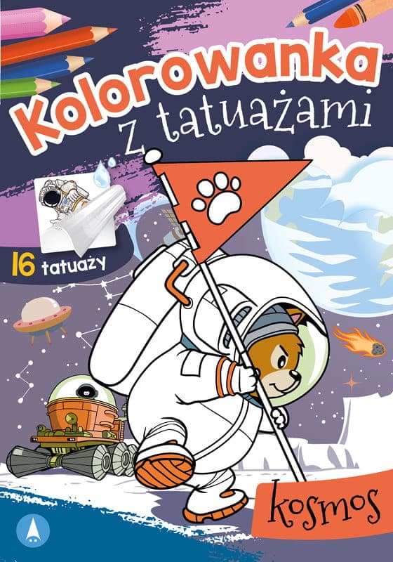 Space Tatuering Målarbok