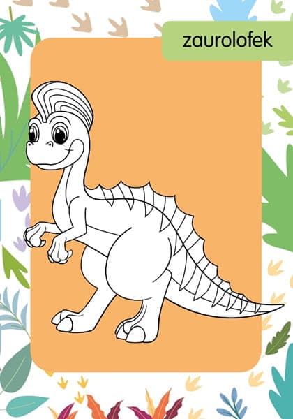 Little Dinosaurs Tattoo värityssivu