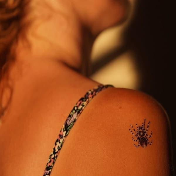 Väliaikaiset tatuoinnit Arachnids, Mom Paints