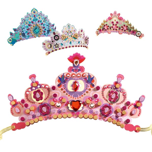 DIY Art Kit - Princess Crown Mosaics, Djeco