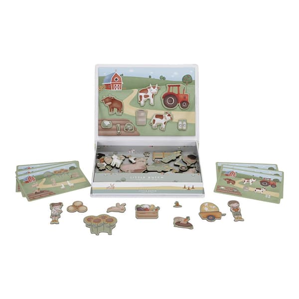 Magnetisk pussel - Little Farm, Little Dutch magneter