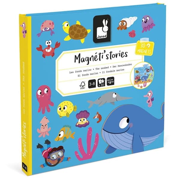 Magnetistories magnetisk puslespil Underwater World, Janod