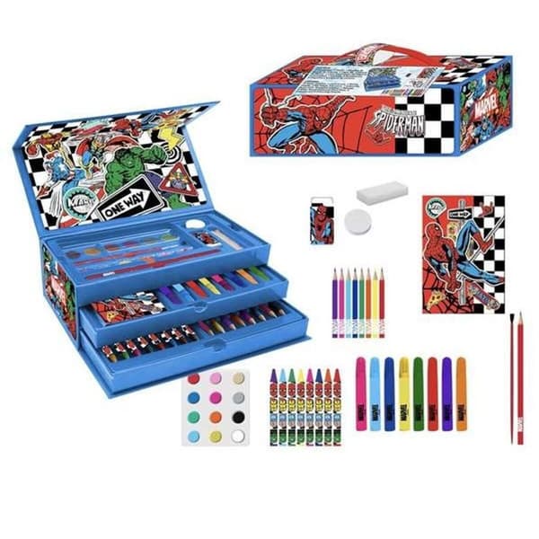 Colouring Activity Box The Avengers Blue