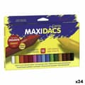 Miniatyrbild 1 av 2: Coloured crayons Alpino Maxidacs Multicolour (24 Units)