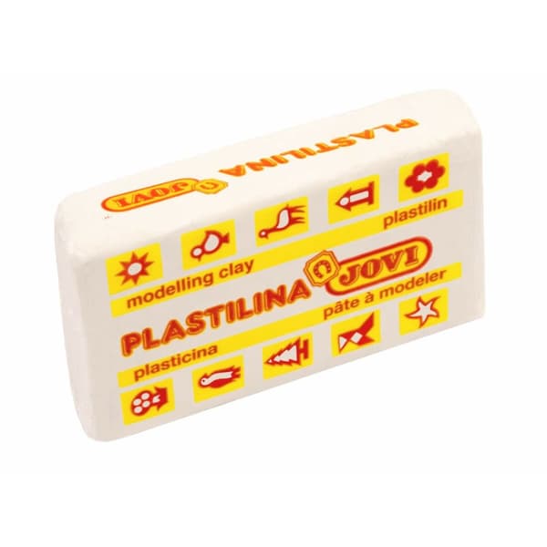 Modelling clay Jovi White 50 g (30 Pieces)
