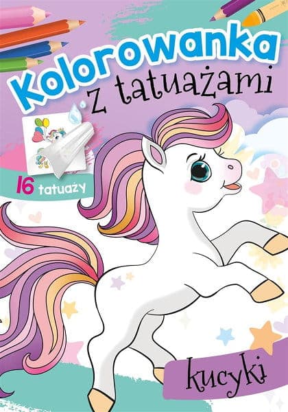Ponnytatuering målarbild