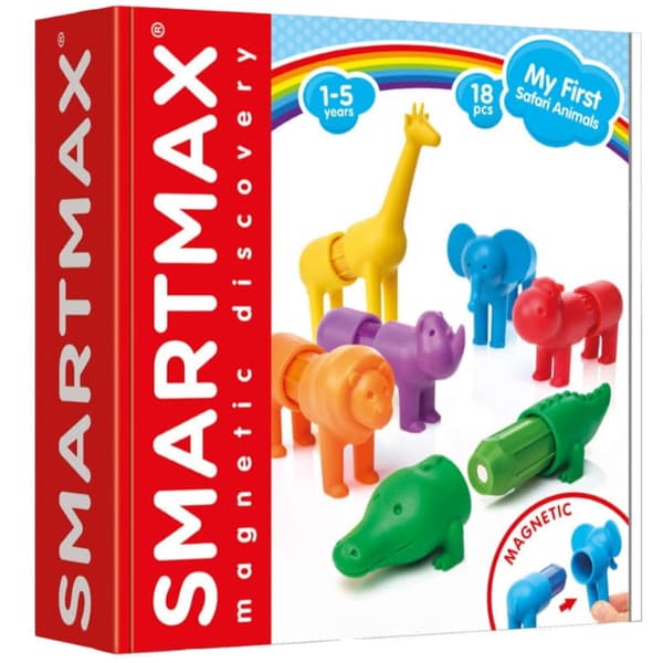 Magnetiska djur - Mina första safaridjur 1+, SmartMax