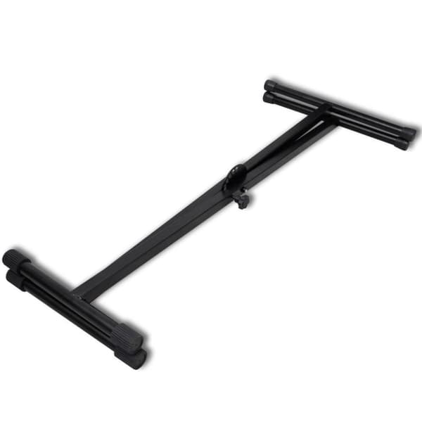 vidaXL justerbart keyboardstativ og skammel