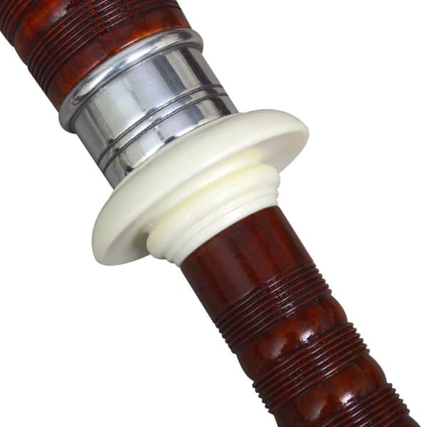 vidaXL Scottish Great Highland sækkepibe rød tartan