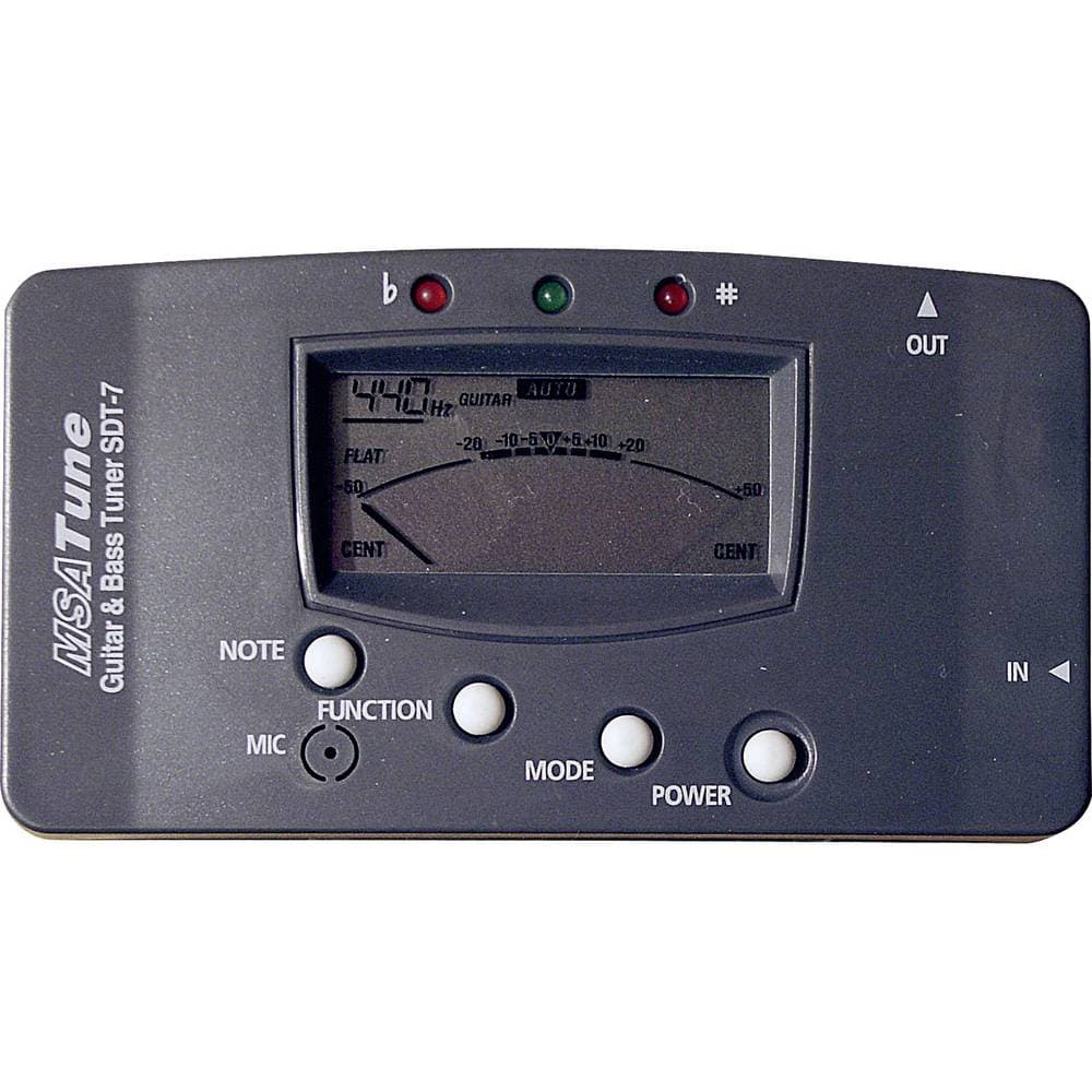 Gitarrstämmare MSA Musikinstrumente CT-7 Svart