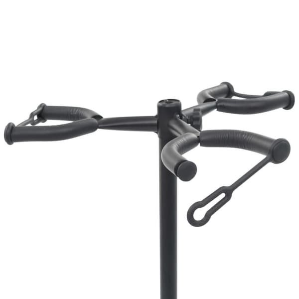 vidaXL guitarstativ stål sort