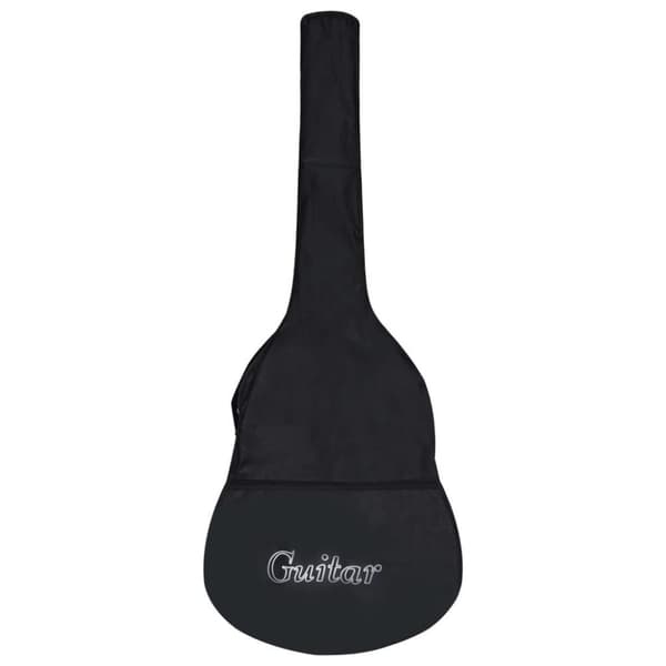 vidaXL Gitarrfodral för 4/4 klassisk gitarr svart 100x37 cm tyg